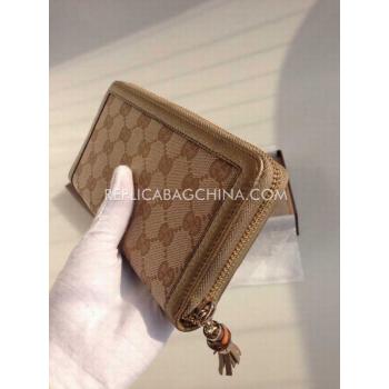 Replica Gucci Wallet Brown Clutch Calfskin