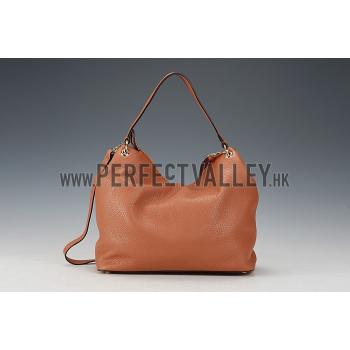 Gucci Soho Leather Hobo Brown