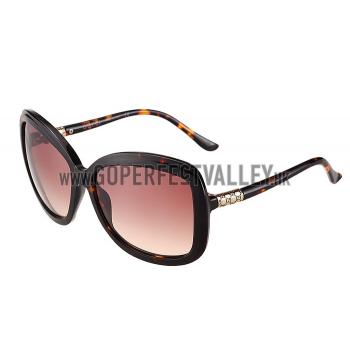 Gucci Guccissima Pattern Tortoiseshell Frame Sunglasses 308084