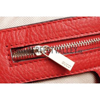 Gucci Soho Studded Shoulder Bag Light Red