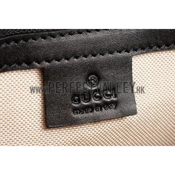 Gucci Interlocking Medium Shoulder Bag Black