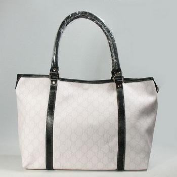 Gucci Tote Bags 197954 White Canvas Ladies Bag HM10356