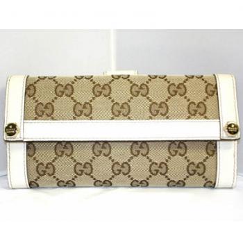 Gucci Wallet 153211 White Wallet Ladies