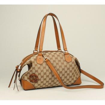 Replica Gucci Shoulder bags 296898 Brown Medium Ladies