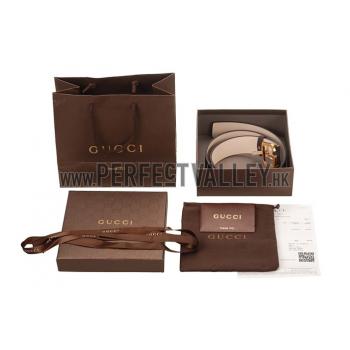 Replica Gucci Brown Leather Belt with G Square Buckle