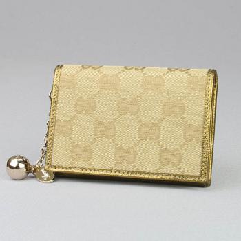 Replica Gucci Wallet 154178 Apricot Canvas Ladies Wallet