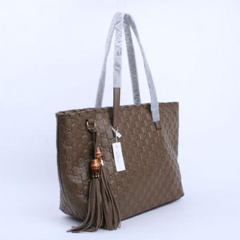 Gucci Tote bags 218780 Brown Medium Ladies