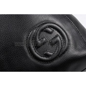 Gucci Leather Backpack Black 607930 Replica