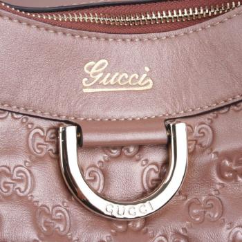 Gucci Hobo bags 189833 Pink Canvas Cross Body Bag