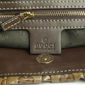 Gucci  Handle bags 203486 Brown Large 2way