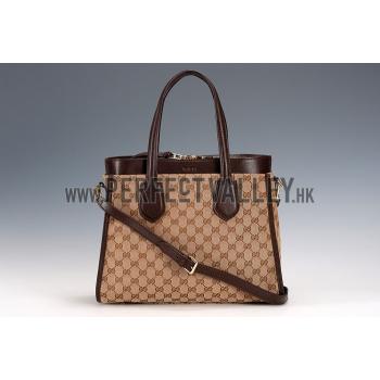 Gucci Ramble Ebony/Brown Tote