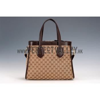 Gucci Ramble Ebony/Brown Tote