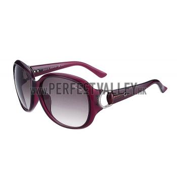 Gucci Modern Shape Purple Sunglasses 307813