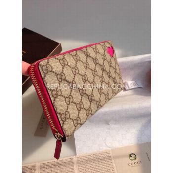 Gucci Purse Wallet Brown Calfskin