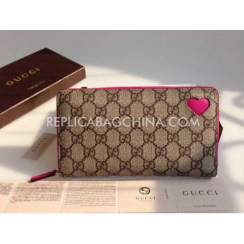 Gucci Purse Wallet Brown Calfskin