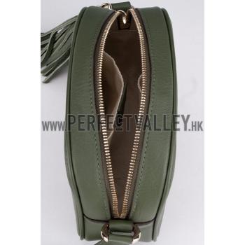 Gucci Soho Disco Shoulder Strap Bag Olive