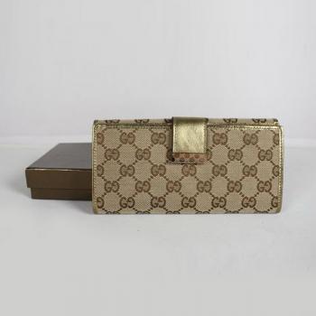 Gucci Wallet 212089 Gold Accessory Ladies Replica