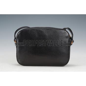 Cheap Gucci Bee Detail Black Leather Bag