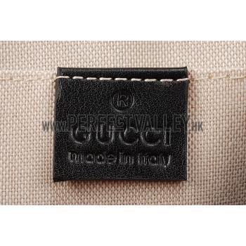 Cheap Gucci Bee Detail Black Leather Bag