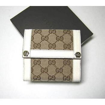 Cheap Gucci Wallet 154117 Canvas Small Wallet