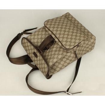 Replica Gucci BackPack 246103 Khaki Canvas Unisex Bags