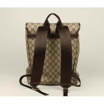 Replica Gucci BackPack 246103 Khaki Canvas Unisex Bags