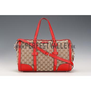 Gucci GG   Handle Bag Red