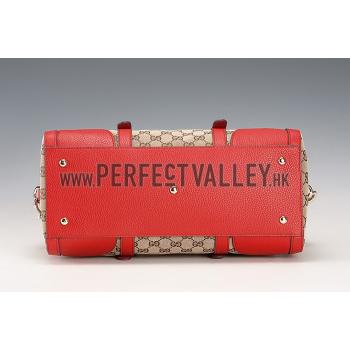 Gucci GG   Handle Bag Red