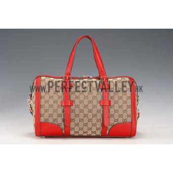 Gucci GG   Handle Bag Red