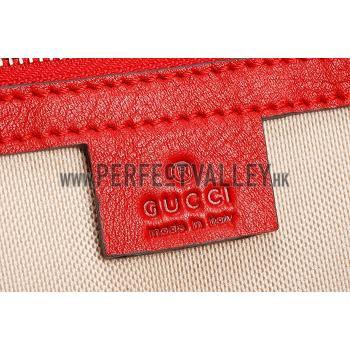 Gucci GG   Handle Bag Red