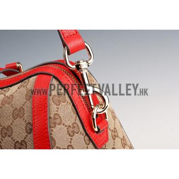 Gucci GG   Handle Bag Red