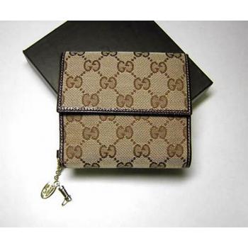 Gucci Wallet 154182 Canvas Small Wallet