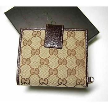 Gucci Wallet 154182 Canvas Small Wallet