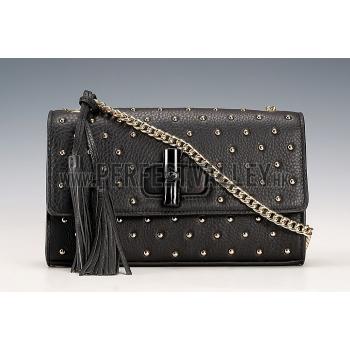 Gucci Miss Bamboo Studded Bag Black