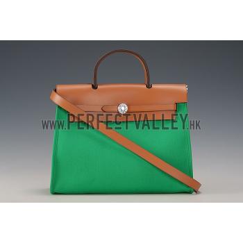 Hermes Herbag Green