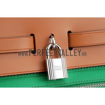 Hermes Herbag Green