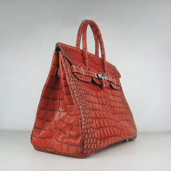 Cheap Hermes Birkin 6089 Ladies Crocodile Orange Bag