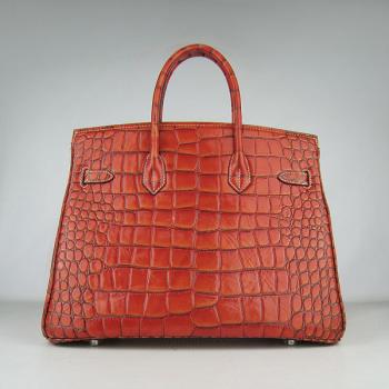 Cheap Hermes Birkin 6089 Ladies Crocodile Orange Bag