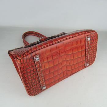 Cheap Hermes Birkin 6089 Ladies Crocodile Orange Bag