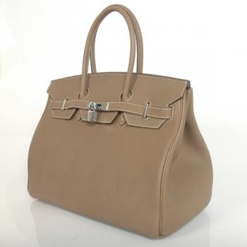 Hermes Original leather HB35 Ladies Khaki