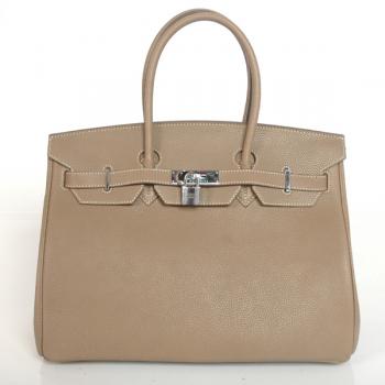 Hermes Original leather HB35 Ladies Khaki