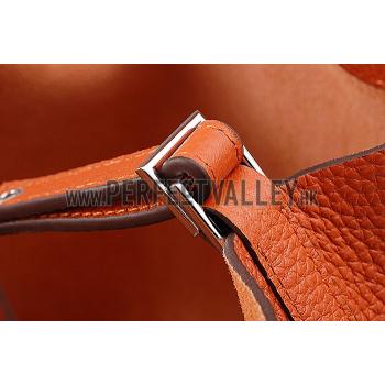 Hermes Picotin MM Orange 607501 Replica