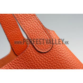 Hermes Picotin MM Orange 607501 Replica