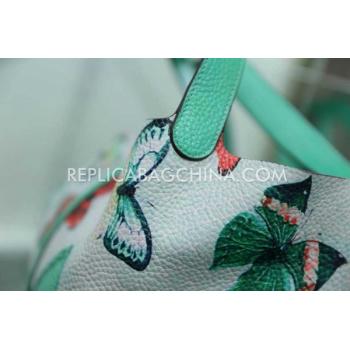 Hermes Handbag Shopping Bag Genuine Leather Replica