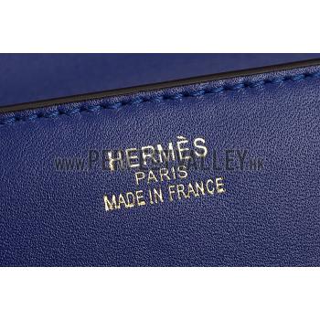 Hermes Cherche Midi Blue Bag