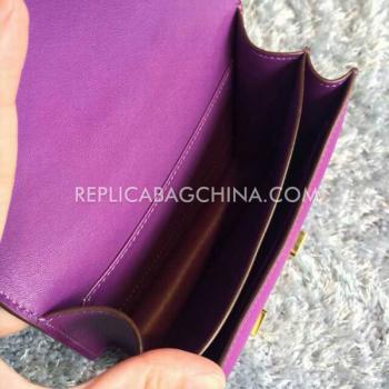 Replica Hermes Constance Messenger Bag Purple