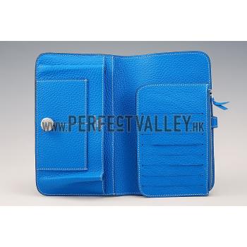 Hermes Dogon Wallet Blue Hydra 18926632