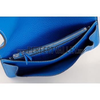 Hermes Dogon Wallet Blue Hydra 18926632