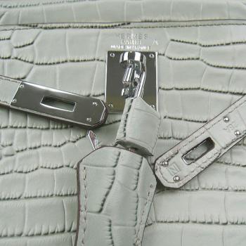 Hermes Kelly 6108 Ladies 2way Grey Bag