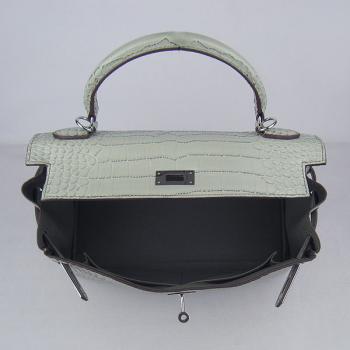 Hermes Kelly 6108 Ladies 2way Grey Bag